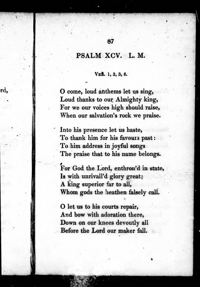A Selection of Psalms, Hymns and Anthems, for every Sunday and principal festival throughout the year. for the use of congregations in the dioceses Quebec and Toronto. page 81