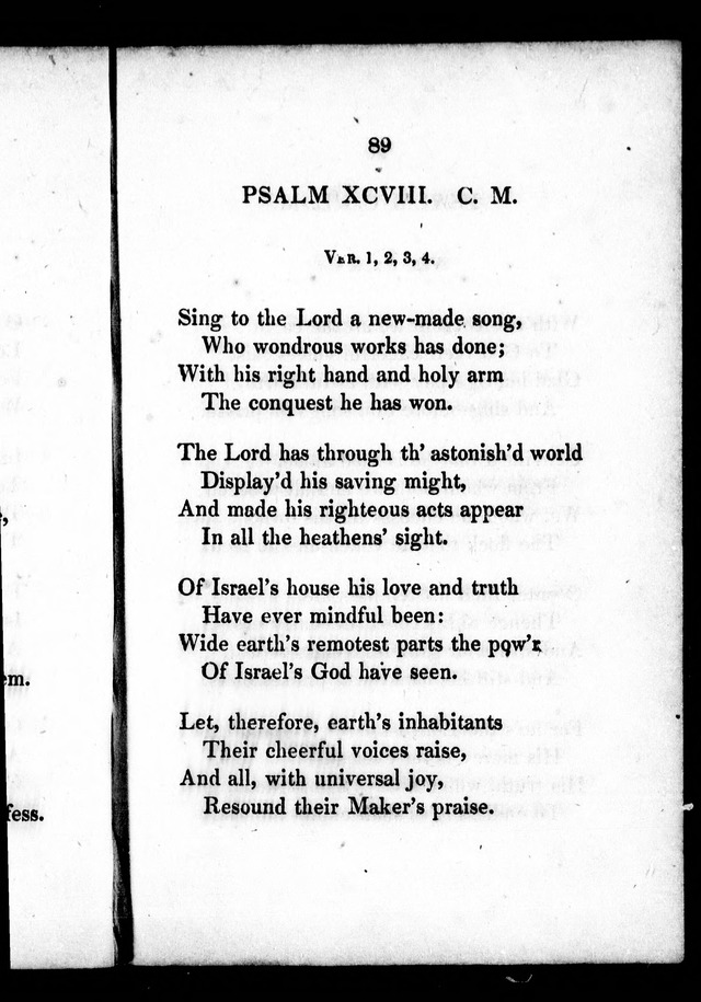 A Selection of Psalms, Hymns and Anthems, for every Sunday and principal festival throughout the year. for the use of congregations in the dioceses Quebec and Toronto. page 83