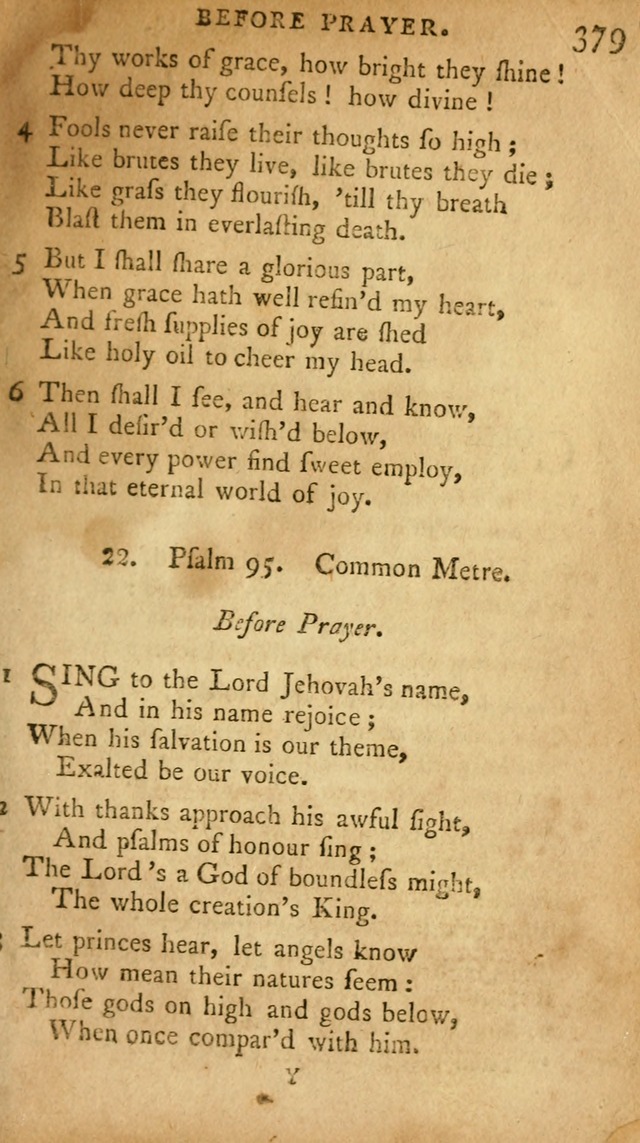 A Selection of Psalms and Hymns: done under appointment of the Philadelphian Association (2nd ed) page 395