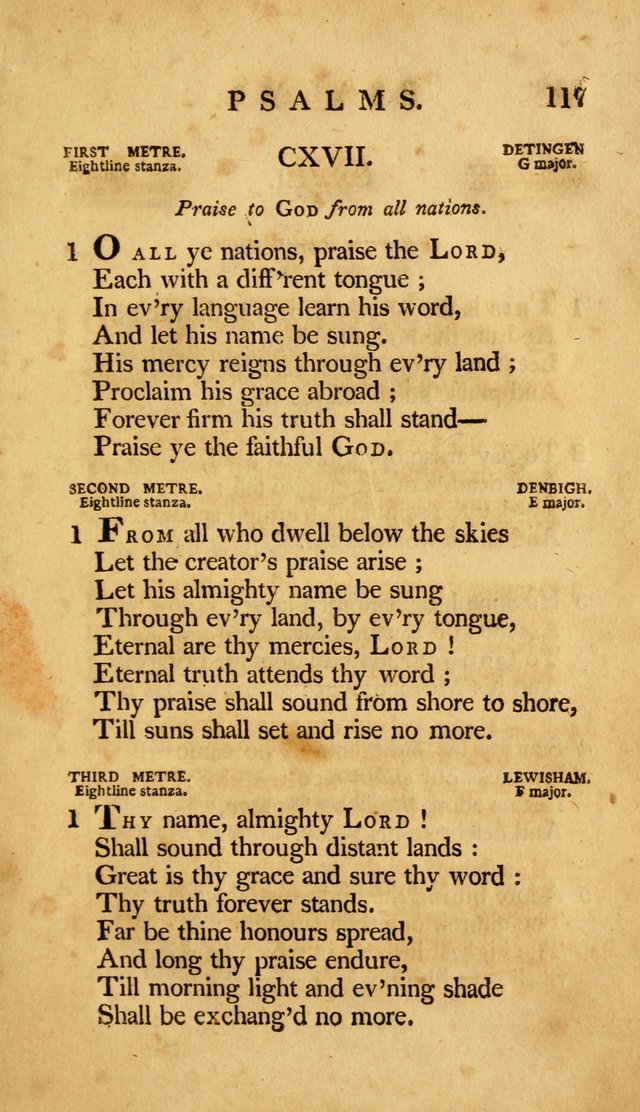 A Selection of Psalms and Hymns, Embracing all the Varieties of Subjects page 119