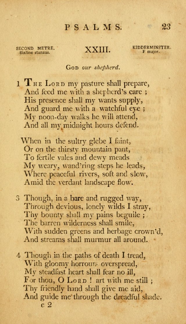 A Selection of Psalms and Hymns, Embracing all the Varieties of Subjects page 27