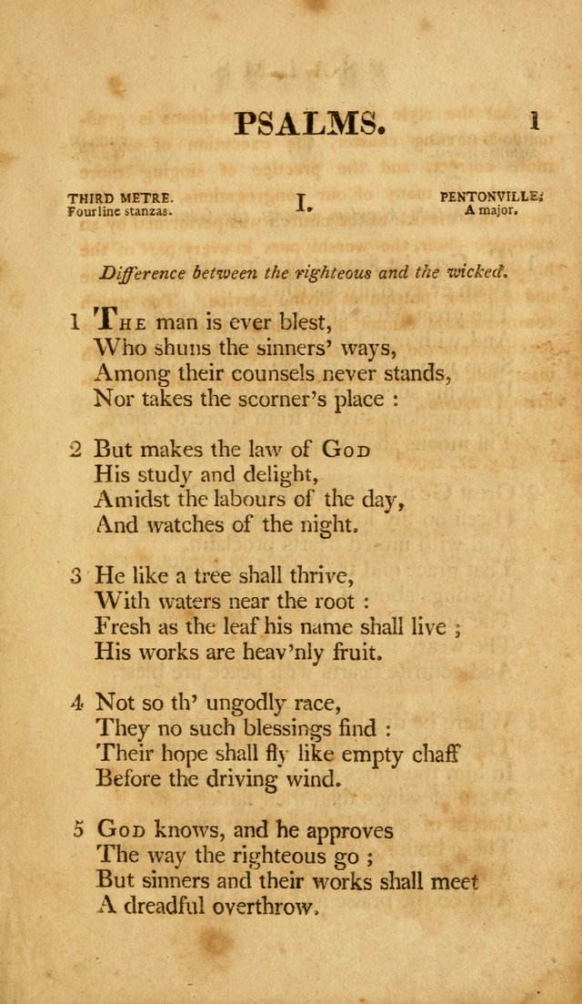 A Selection of Psalms and Hymns, Embracing all the Varieties of Subjects page 5