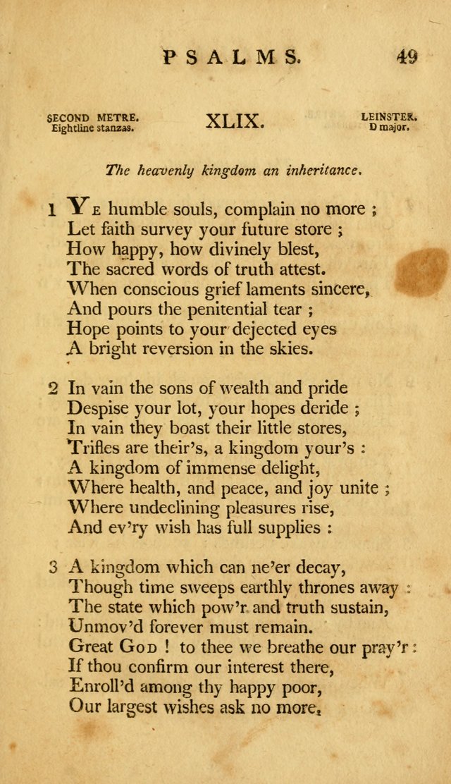 A Selection of Psalms and Hymns, Embracing all the Varieties of Subjects page 53