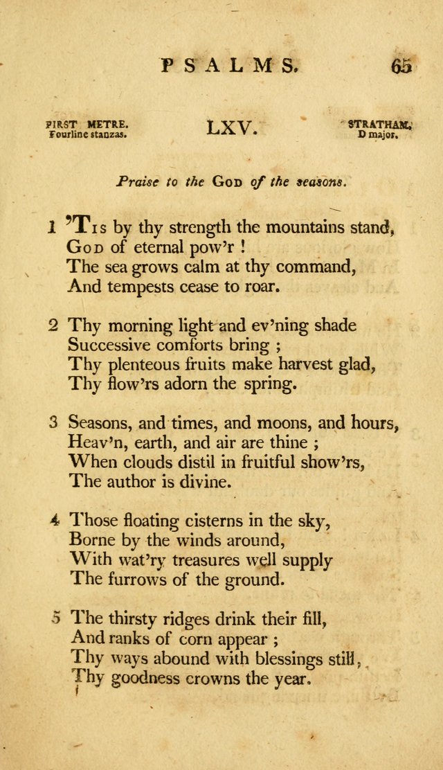A Selection of Psalms and Hymns, Embracing all the Varieties of Subjects page 69