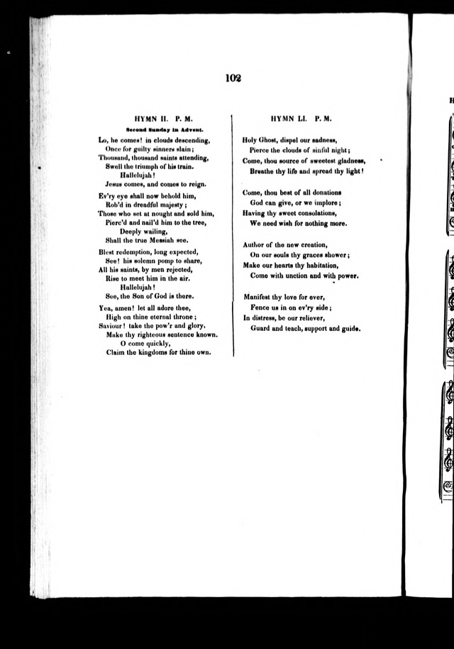 A Selection of Psalms and Hymns: for every Sunday and principle festival throughout the year for the use of congregations in the Diocess of Quebec page 101