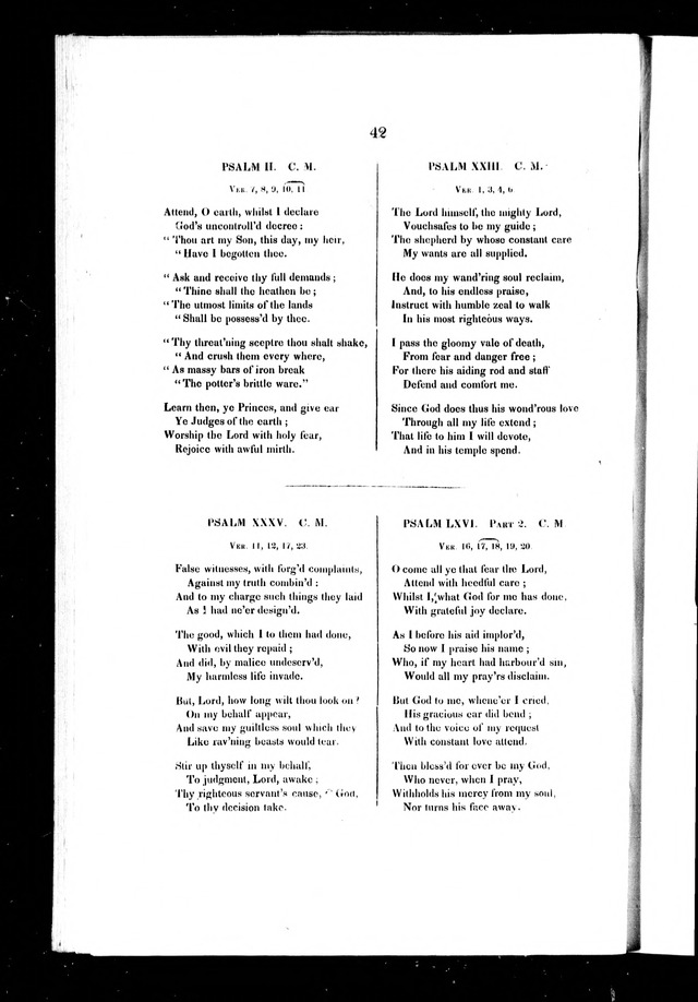 A Selection of Psalms and Hymns: for every Sunday and principle festival throughout the year for the use of congregations in the Diocess of Quebec page 38