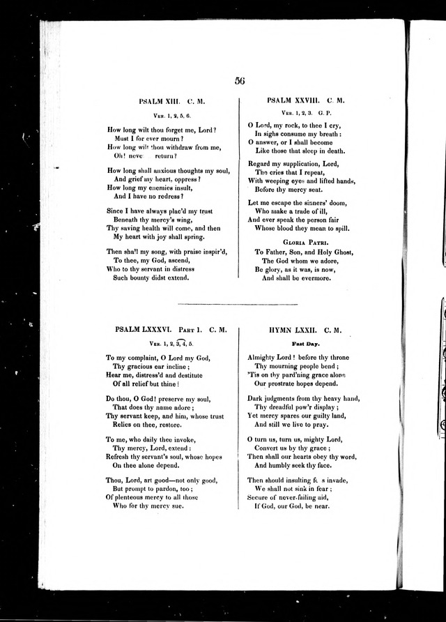 A Selection of Psalms and Hymns: for every Sunday and principle festival throughout the year for the use of congregations in the Diocess of Quebec page 52