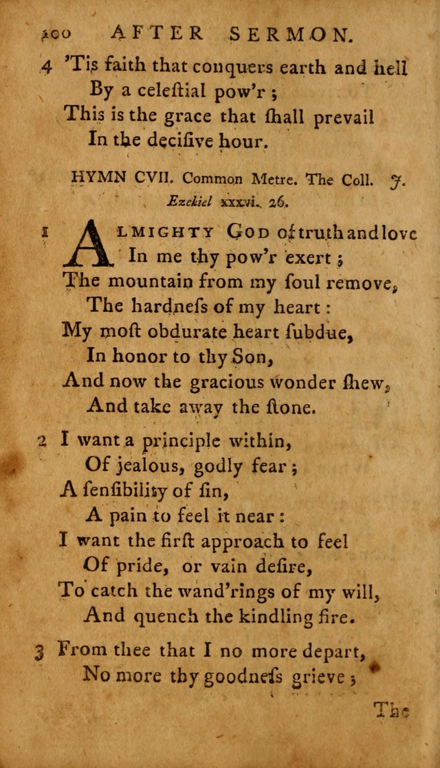 A Selection of Psalms and Hymns: done under the appointment of  the Philadelphian Association page 100