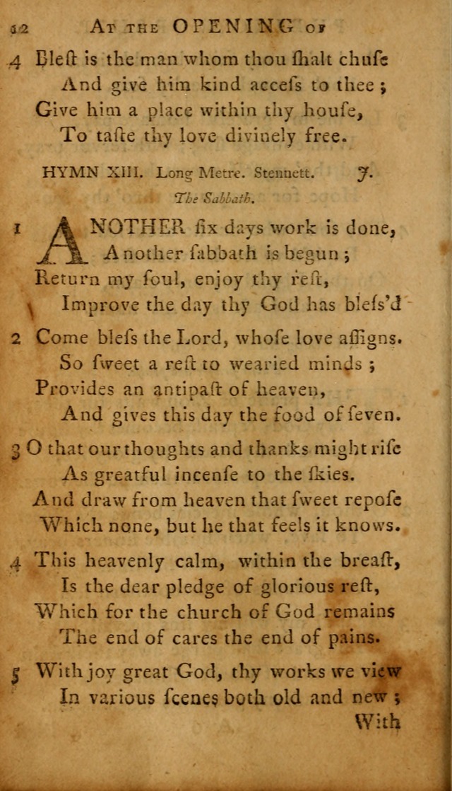 A Selection of Psalms and Hymns: done under the appointment of  the Philadelphian Association page 12