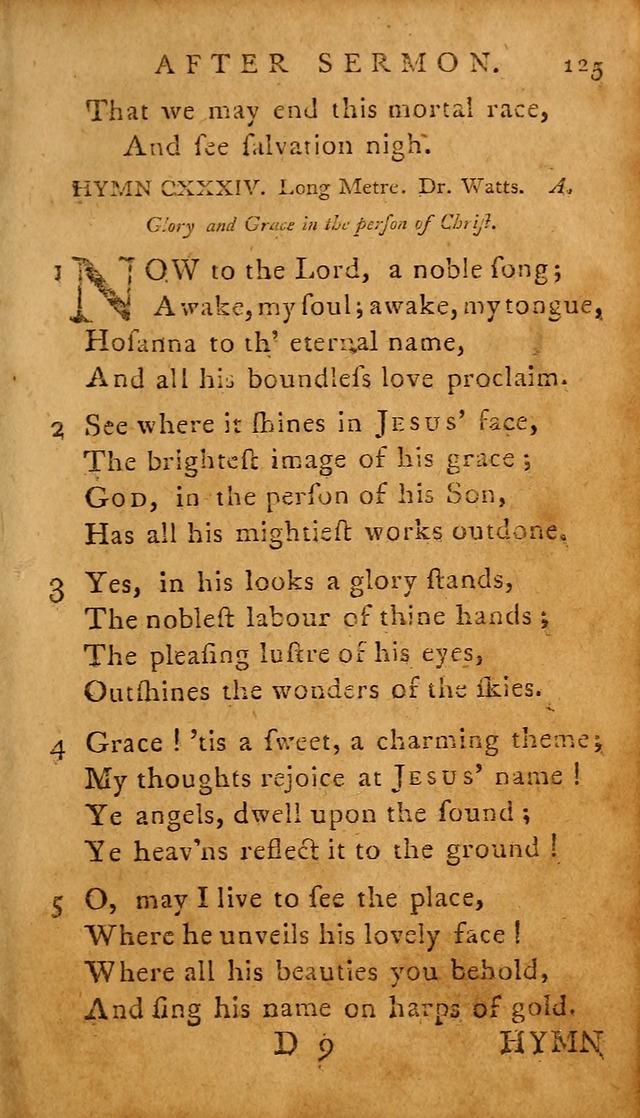A Selection of Psalms and Hymns: done under the appointment of  the Philadelphian Association page 125