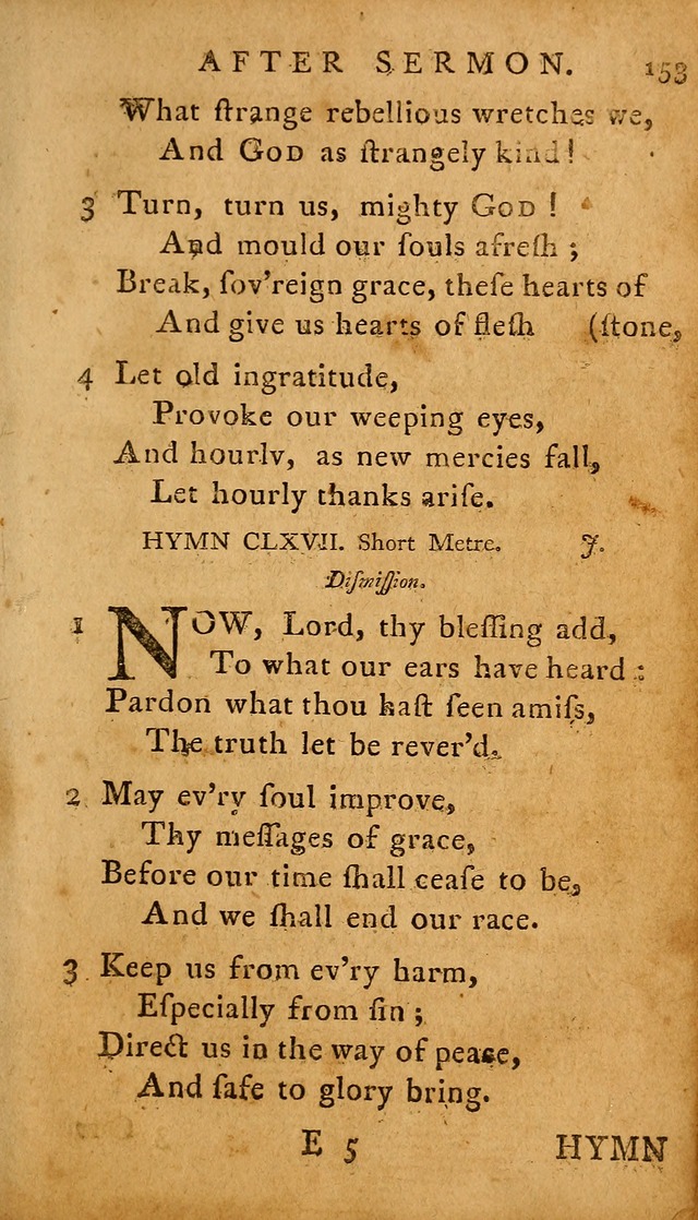 A Selection of Psalms and Hymns: done under the appointment of  the Philadelphian Association page 153