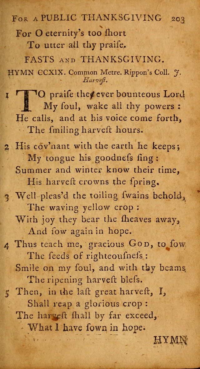 A Selection of Psalms and Hymns: done under the appointment of  the Philadelphian Association page 213