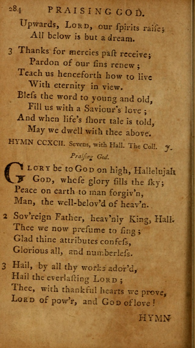 A Selection of Psalms and Hymns: done under the appointment of  the Philadelphian Association page 294