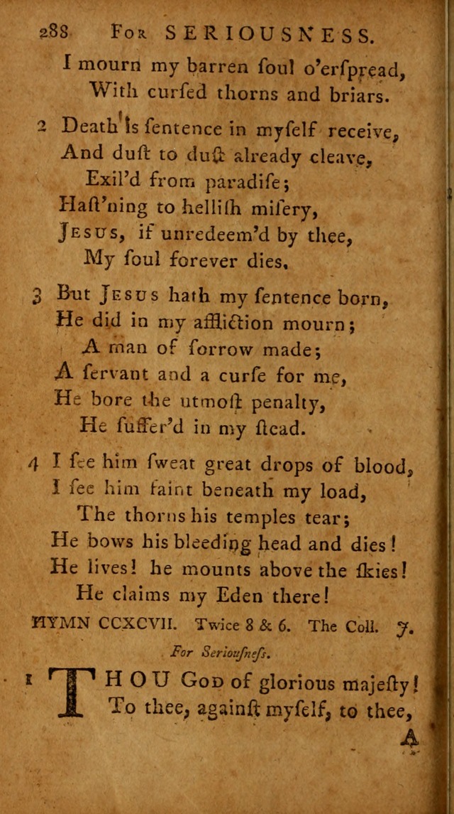 A Selection of Psalms and Hymns: done under the appointment of  the Philadelphian Association page 298