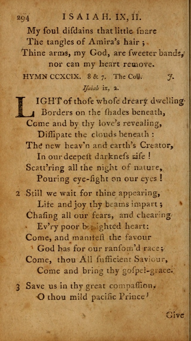 A Selection of Psalms and Hymns: done under the appointment of  the Philadelphian Association page 304
