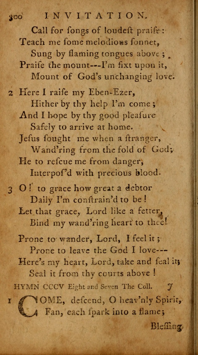 A Selection of Psalms and Hymns: done under the appointment of  the Philadelphian Association page 310