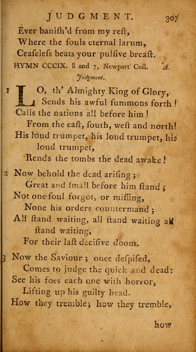 A Selection of Psalms and Hymns: done under the appointment of  the Philadelphian Association page 317