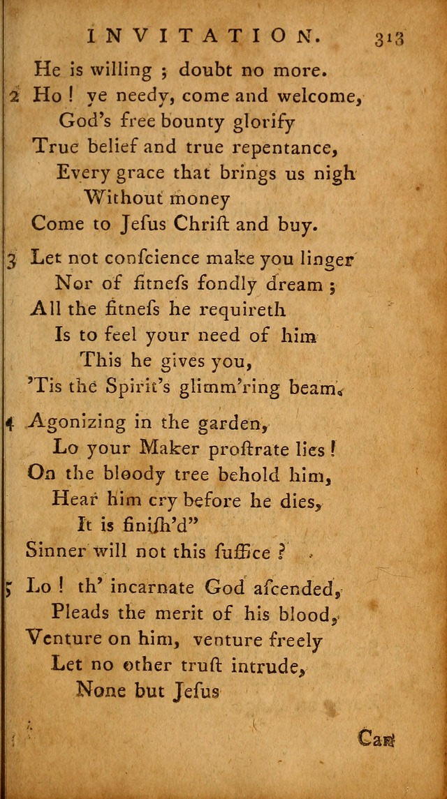 A Selection of Psalms and Hymns: done under the appointment of  the Philadelphian Association page 323