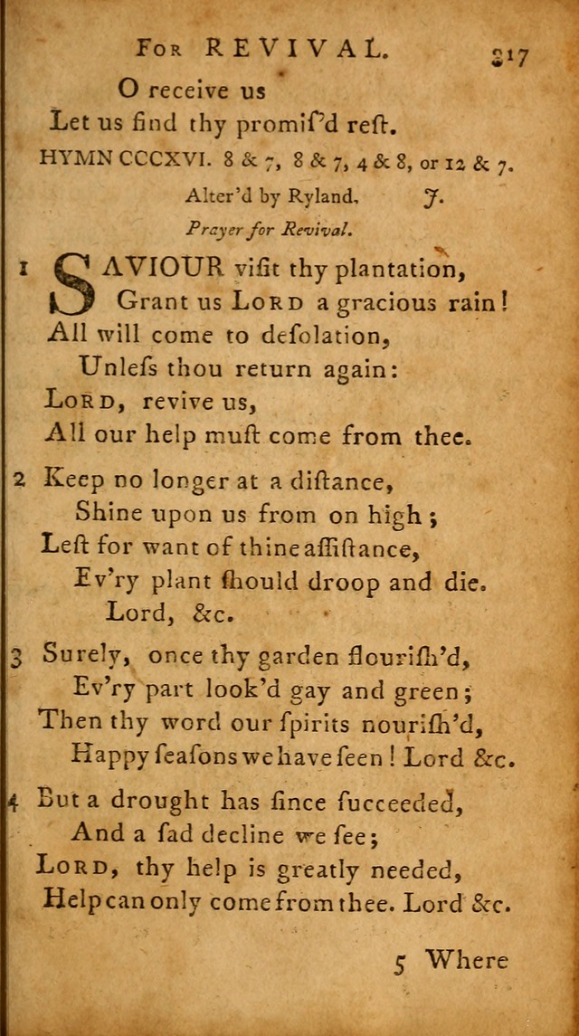 A Selection of Psalms and Hymns: done under the appointment of  the Philadelphian Association page 327