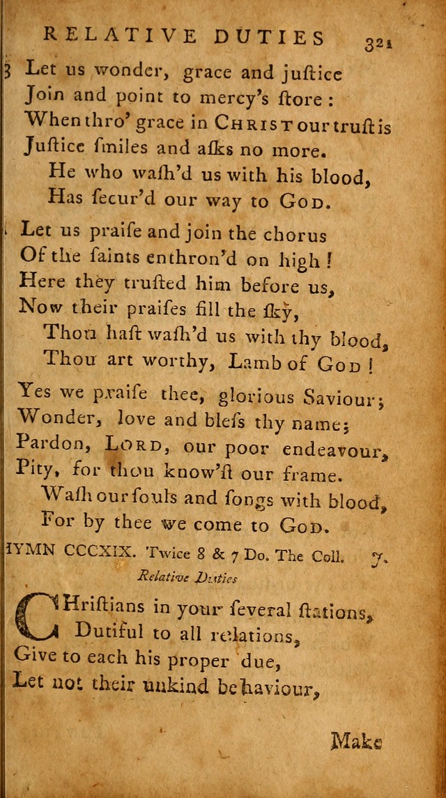 A Selection of Psalms and Hymns: done under the appointment of  the Philadelphian Association page 331