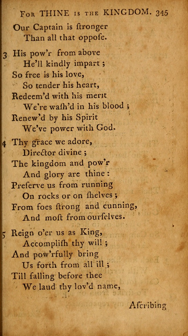 A Selection of Psalms and Hymns: done under the appointment of  the Philadelphian Association page 355