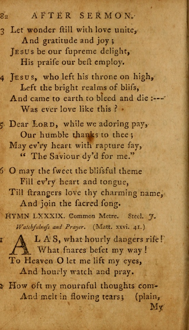 A Selection of Psalms and Hymns: done under the appointment of  the Philadelphian Association page 82