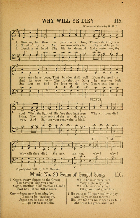 Songs of Peace, Love and Joy: for Sabbath Schools and Gospel Meetings page 101