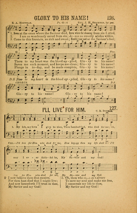 Songs of Peace, Love and Joy: for Sabbath Schools and Gospel Meetings page 107