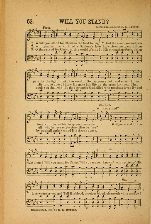 Songs of Peace, Love and Joy: for Sabbath Schools and Gospel Meetings page 52