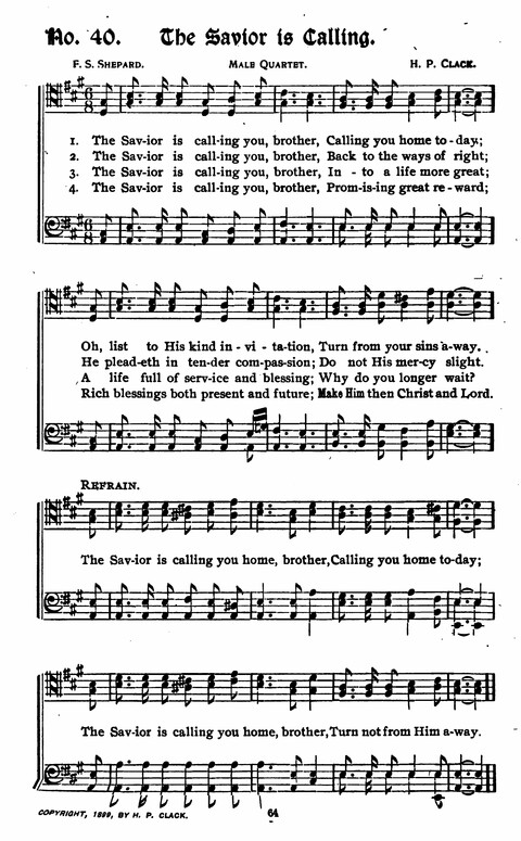 Songs and Praises: for Revivals, Sunday Schools, Singing Schools, and General Church Work page 48