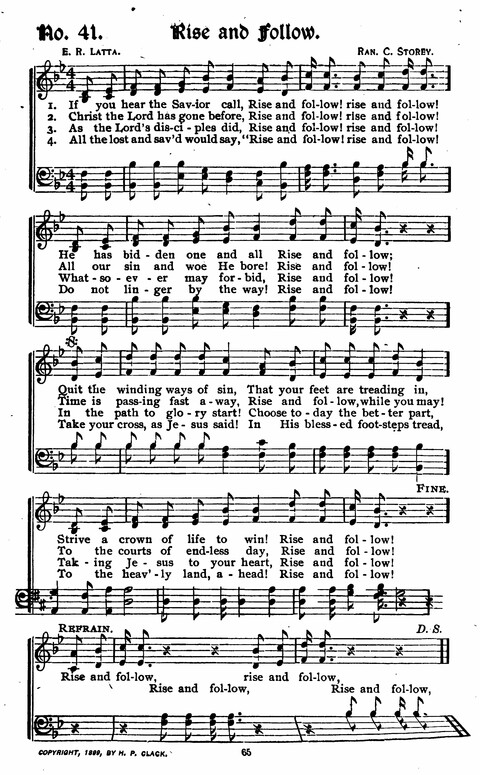 Songs and Praises: for Revivals, Sunday Schools, Singing Schools, and General Church Work page 49