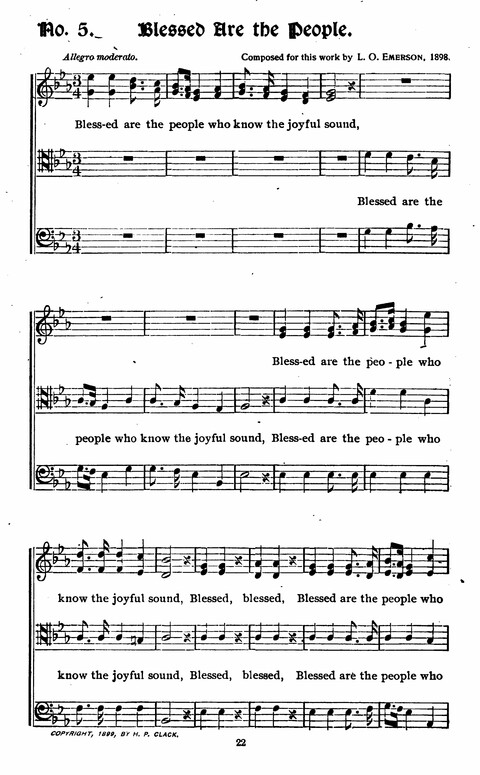 Songs and Praises: for Revivals, Sunday Schools, Singing Schools, and General Church Work page 6