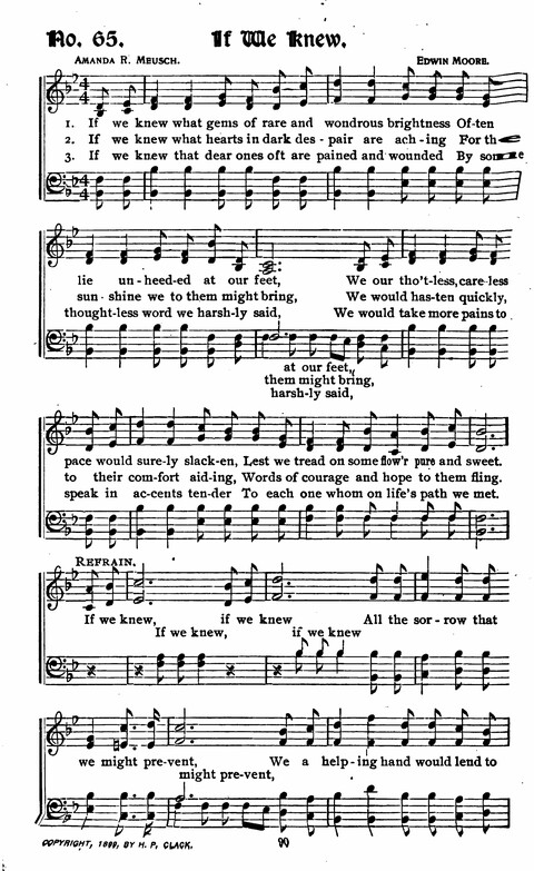 Songs and Praises: for Revivals, Sunday Schools, Singing Schools, and General Church Work page 74