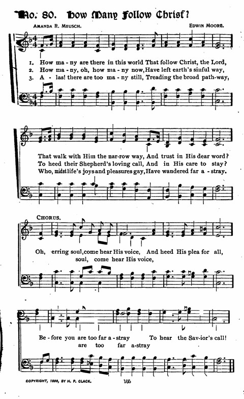 Songs and Praises: for Revivals, Sunday Schools, Singing Schools, and General Church Work page 89
