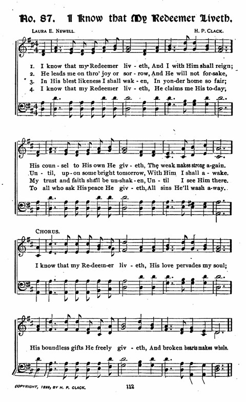 Songs and Praises: for Revivals, Sunday Schools, Singing Schools, and General Church Work page 96