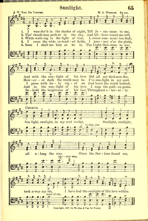 Songs of Praise and Victory page 65