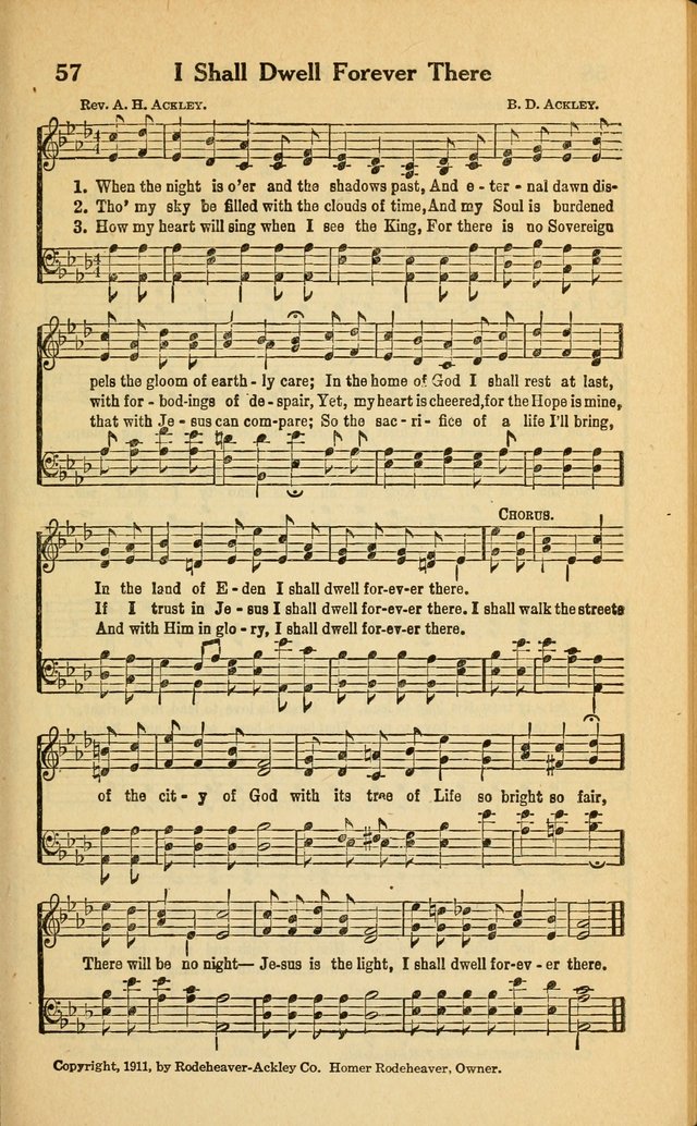 Select Revival Hymns : a collection of new and old hymns suitable for every department of church work, Bible school, young people