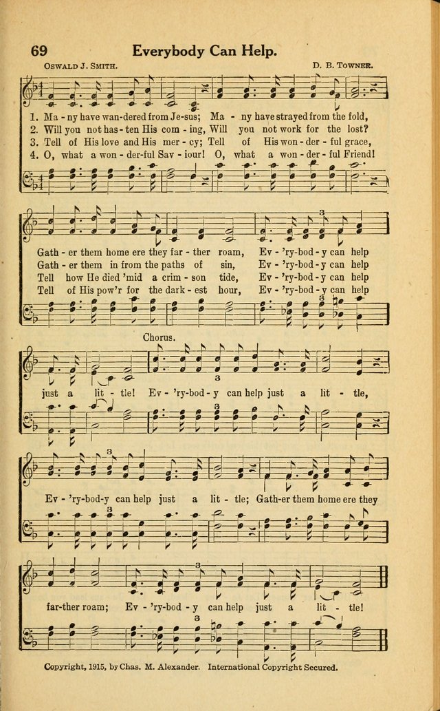 Select Revival Hymns : a collection of new and old hymns suitable for every department of church work, Bible school, young people