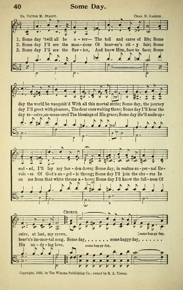 Songs of Redemption and Praise. Rev. page 198