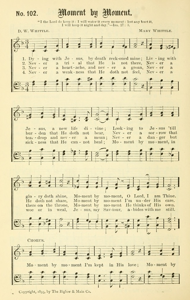 Sacred Songs No. 1: compiled and arranged for use in gospel meetings, Sunday schools, prayer meetings and other religious services page 104