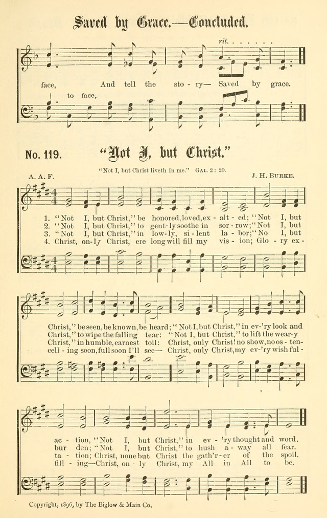Sacred Songs No. 1: compiled and arranged for use in gospel meetings, Sunday schools, prayer meetings and other religious services page 121