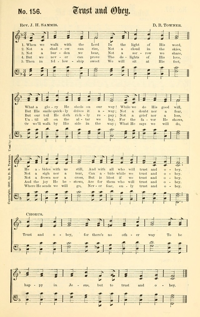 Sacred Songs No. 1: compiled and arranged for use in gospel meetings, Sunday schools, prayer meetings and other religious services page 151