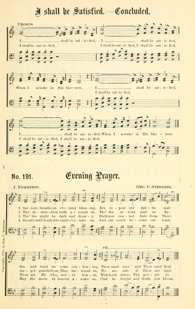 Sacred Songs No. 1: compiled and arranged for use in gospel meetings, Sunday schools, prayer meetings and other religious services page 175