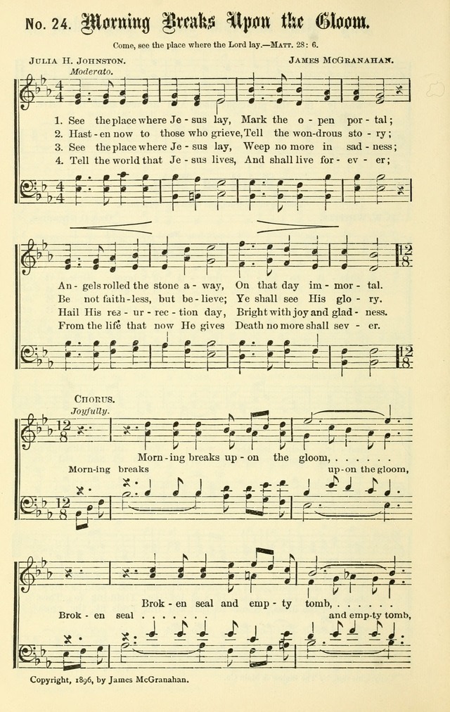 Sacred Songs No. 1: compiled and arranged for use in gospel meetings, Sunday schools, prayer meetings and other religious services page 24