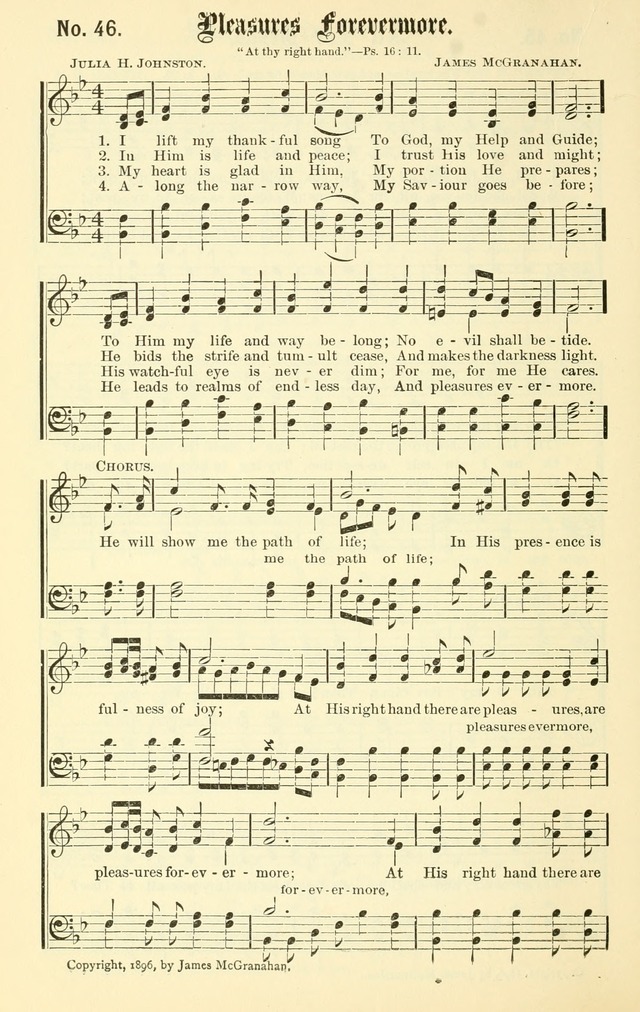 Sacred Songs No. 1: compiled and arranged for use in gospel meetings, Sunday schools, prayer meetings and other religious services page 46