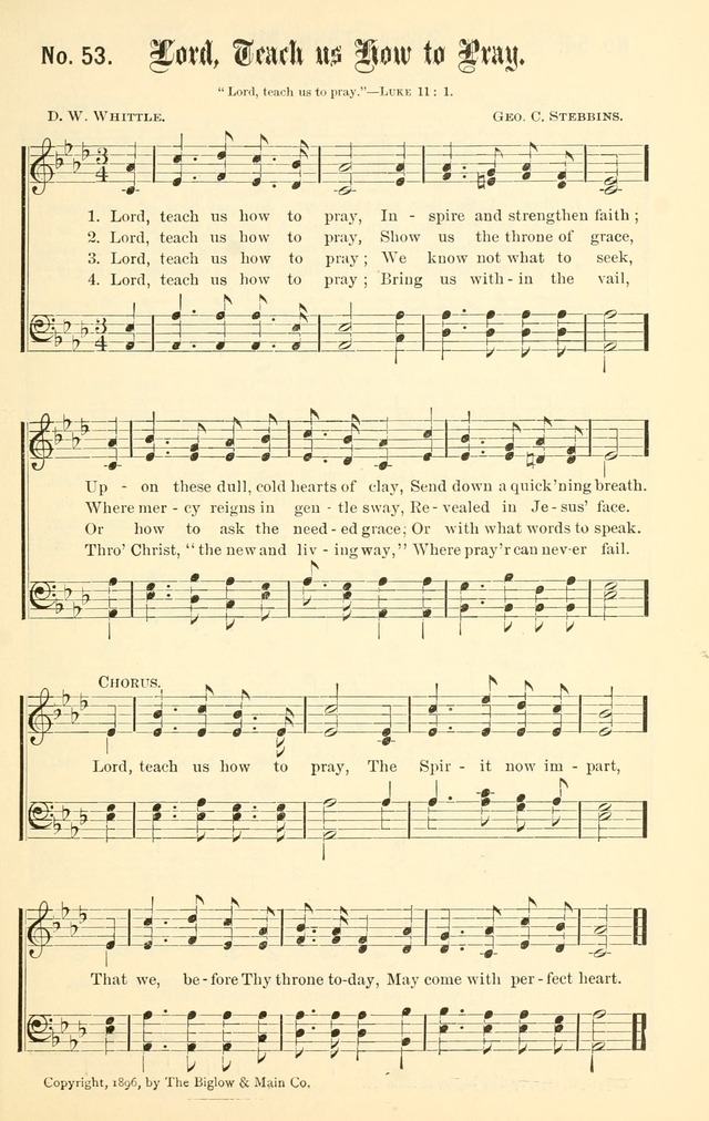 Sacred Songs No. 1: compiled and arranged for use in gospel meetings, Sunday schools, prayer meetings and other religious services page 53