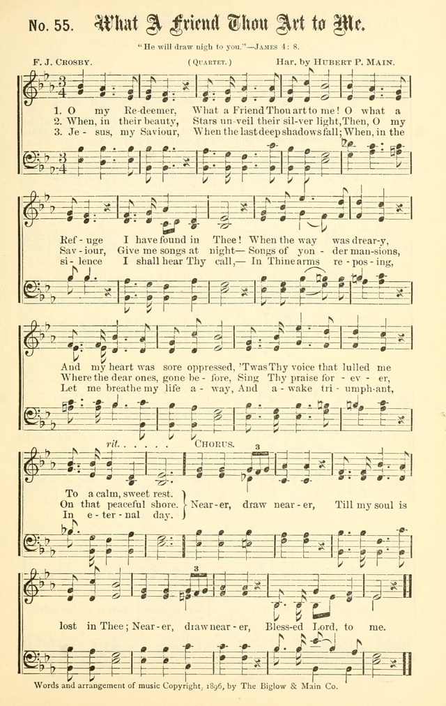 Sacred Songs No. 1: compiled and arranged for use in gospel meetings, Sunday schools, prayer meetings and other religious services page 55