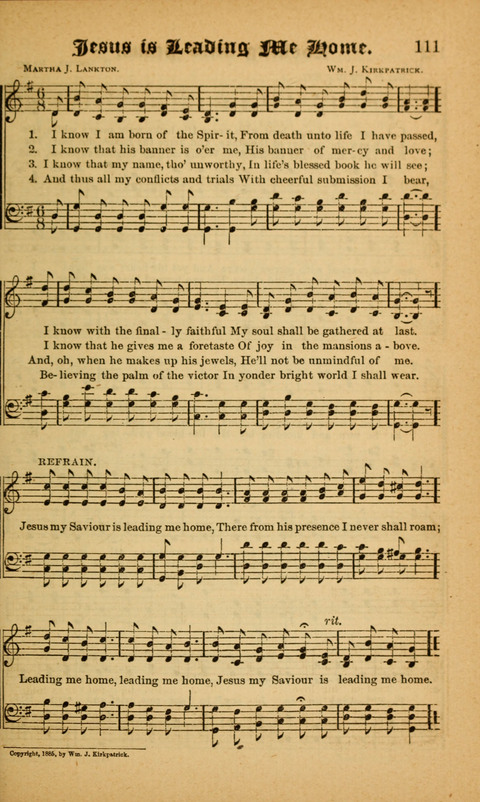 Sunlit Songs: for use in meetings for Christian worship or work page 111