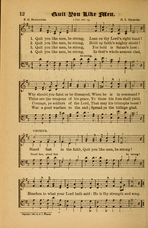 Sunlit Songs: for use in meetings for Christian worship or work page 12