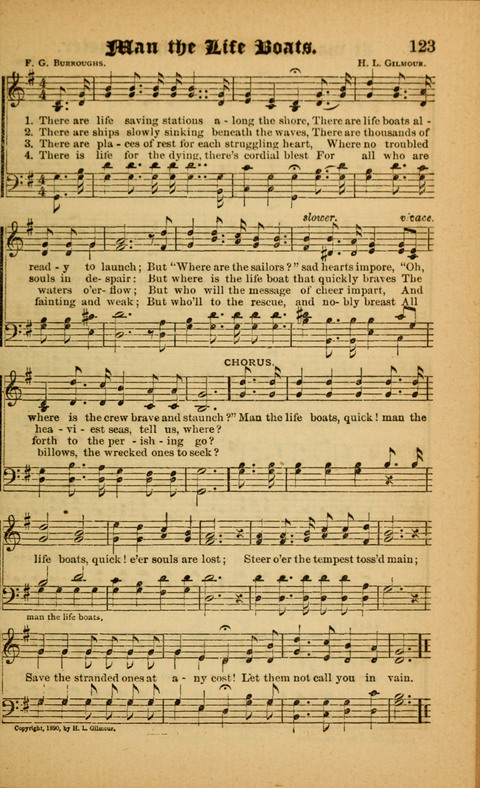 Sunlit Songs: for use in meetings for Christian worship or work page 123
